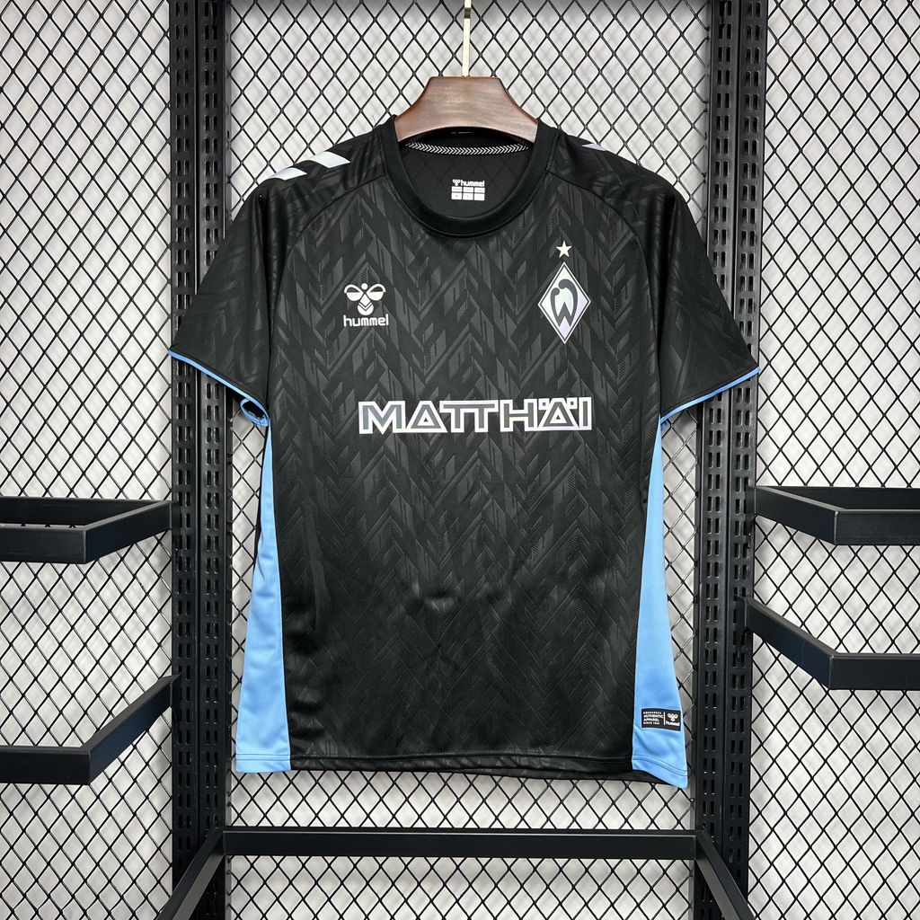 24/25 Werder Bremen Third Black Jersey 1:1 Thai quality