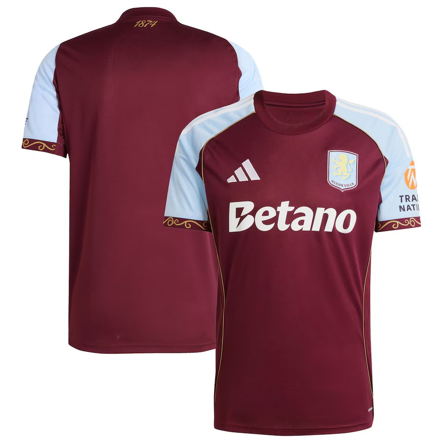 25/26 Aston Villa Home Football Jersey 1:1 Thai Quality