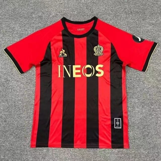 24/25 OGC Nice Home Football Jersey