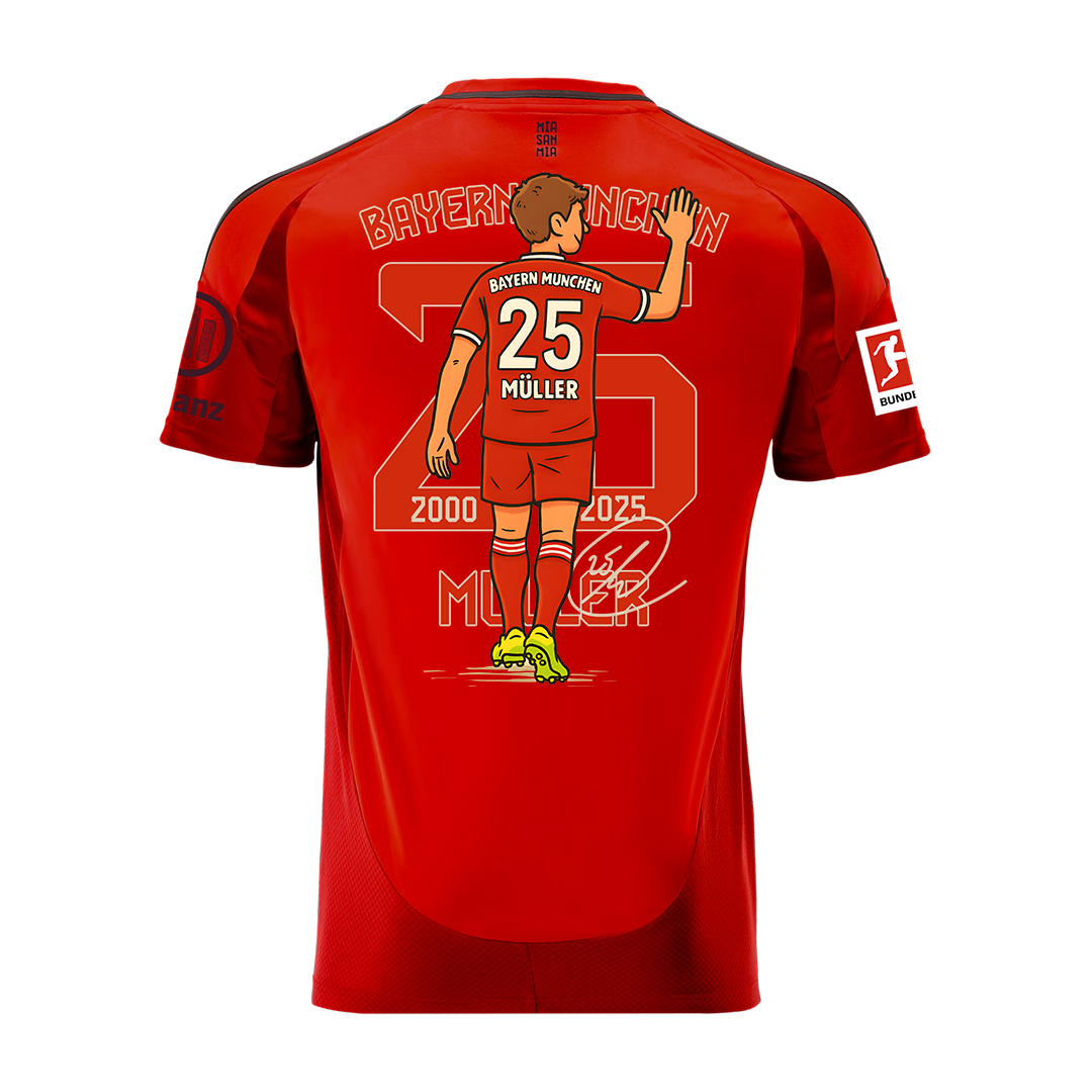 (S-4XL)24/25 Thomas Müller Bayern Home Special Kit 1:1 Thai Quality