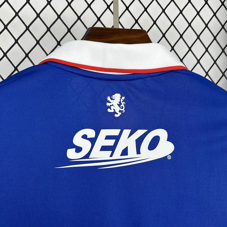 (S-4XL)25/26 Rangers Home Football Shirt 1:1 Thai Quality