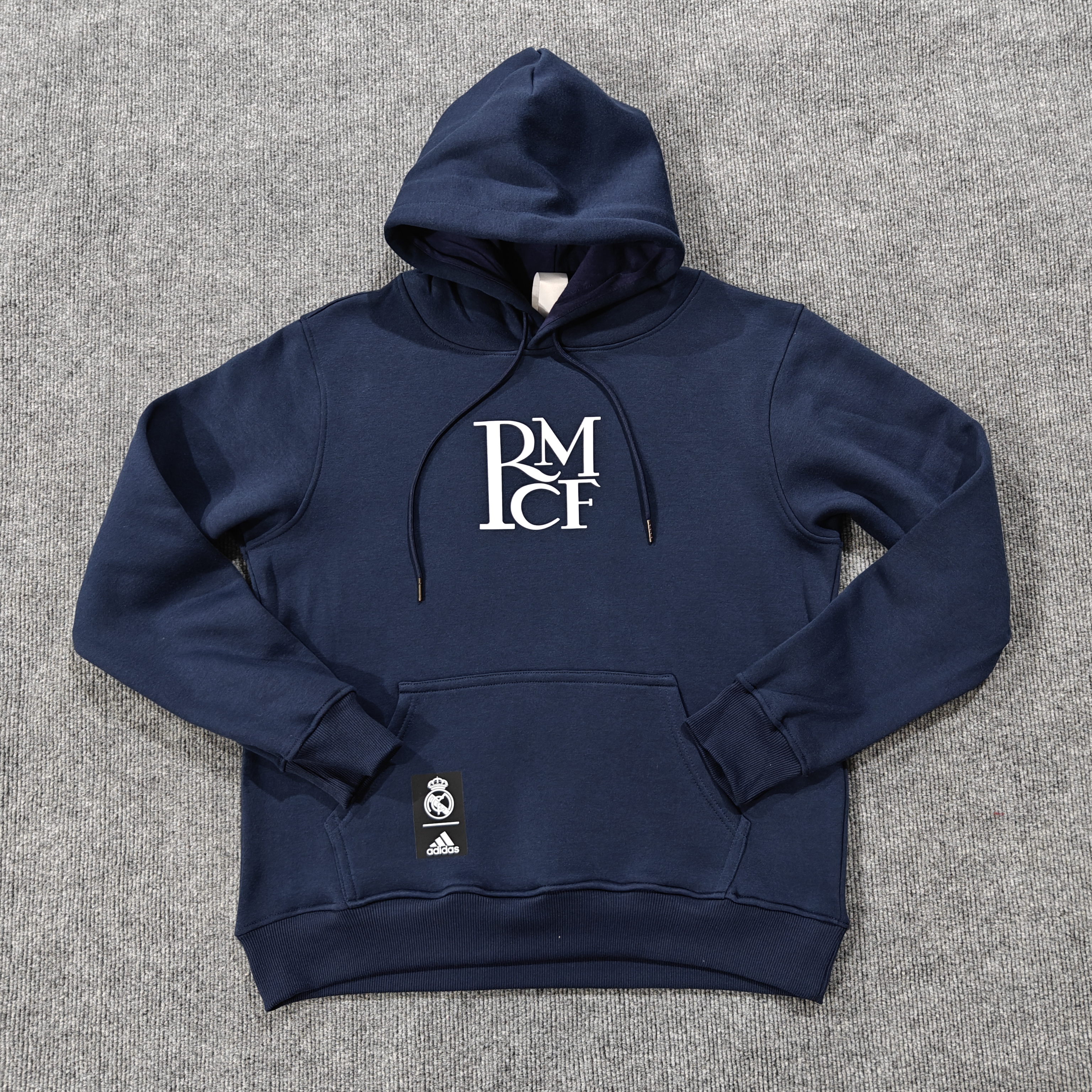 24/25 Real Madrid Dark Blue Hoodie 1:1 Thai quality