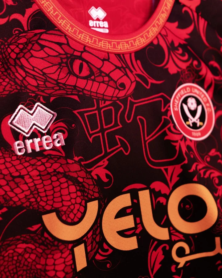 Sheffield United 24/25 Chinese New Year pre-match jersey 1:1 Thai quality
