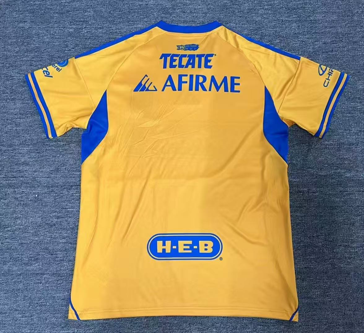 25/26 Tigres Home Football Jersey 1:1 Thai Quality