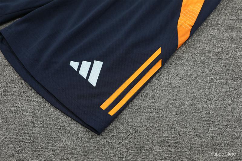 24/25 Real Madrid White Short Sleeve Jersey+Shorts  1:1 Thai quality