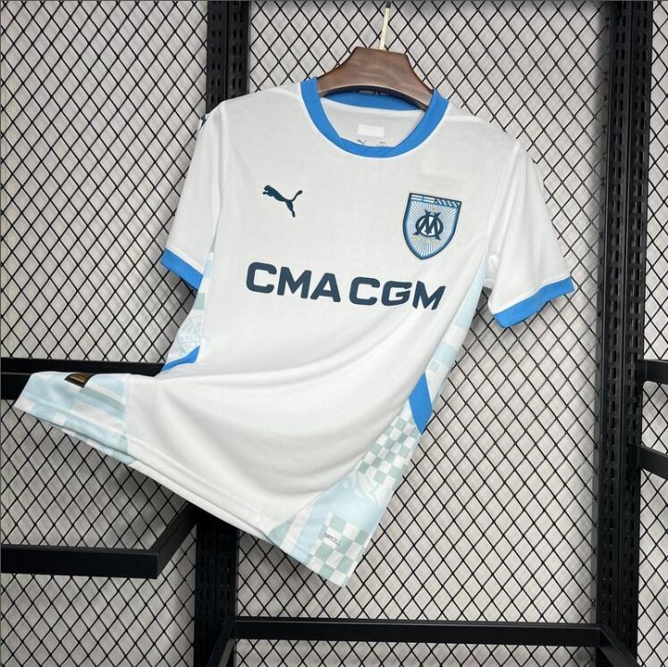 24/25 Olympique de Marseille home Soccer jerseys 1:1 Thai quality