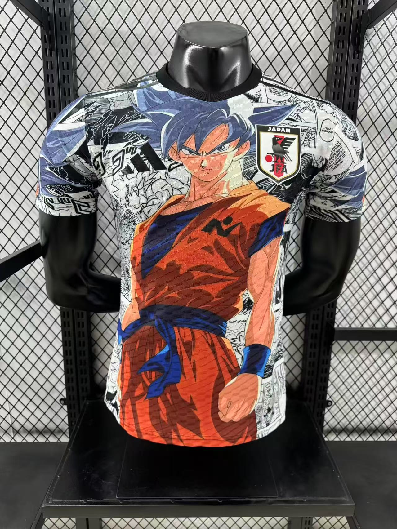 Player version 25/26 Japan Dragon Ball Silver-Haired Goku Special Edition Jersey 1:1 Thai quality