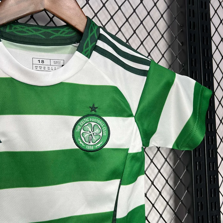 24/25 Celtic Home Football Shirt 1:1 Thai Quality Kids Size