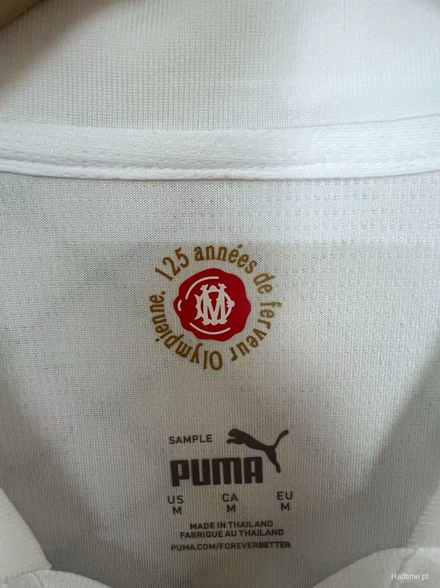 [S-4XL ] 24/25 Olympique Marseille 125th Anniversary White Jersey 1:1 Thai quality