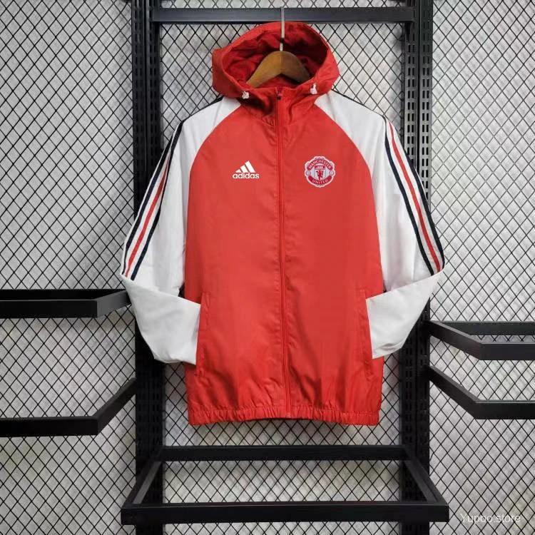 24/25 Man Utd Red Windbreaker 1:1 Thai quality