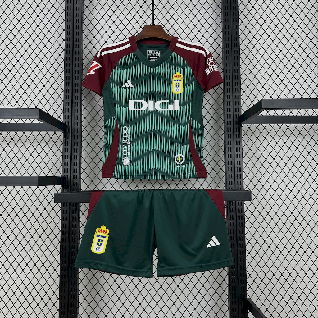 Real Oviedo 2024/25 Third Kids Kit 1:1 Thai Quality