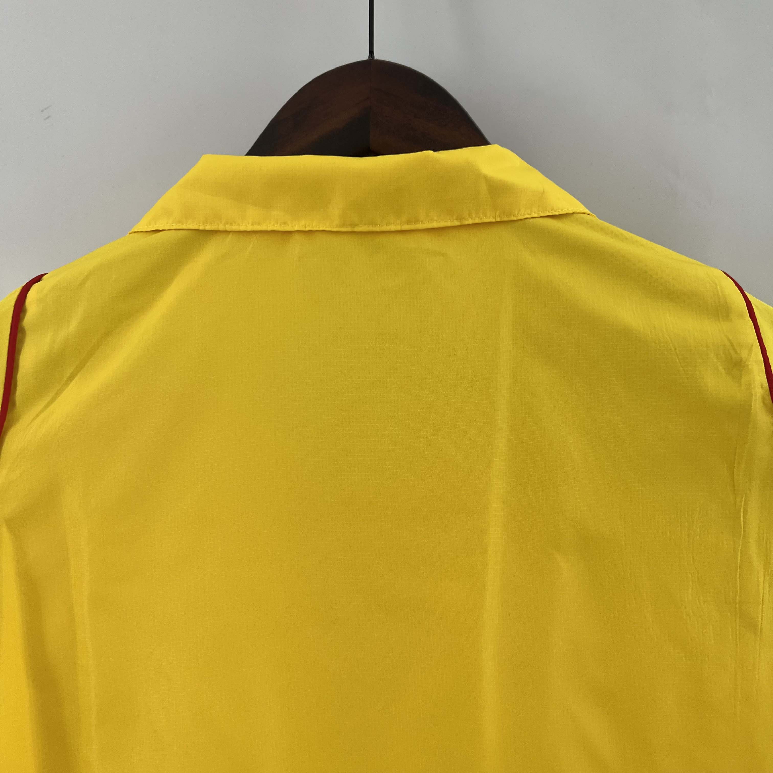2023 Flamengo Windbreaker yellow Soccer Jersey 1:1 Thai Quality