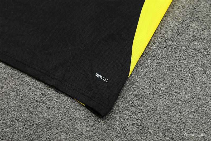 24/25 Borussia Dortmund Black Short Sleeve Jersey+Shorts 1:1 Thai quality