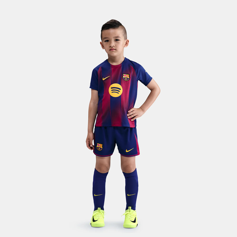 25/26 Barcelona Home Football Shirt 1:1 Thai Quality Kids Size