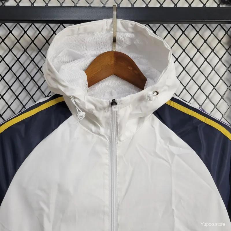 24/25 Man Utd White Windbreaker 1:1 Thai quality