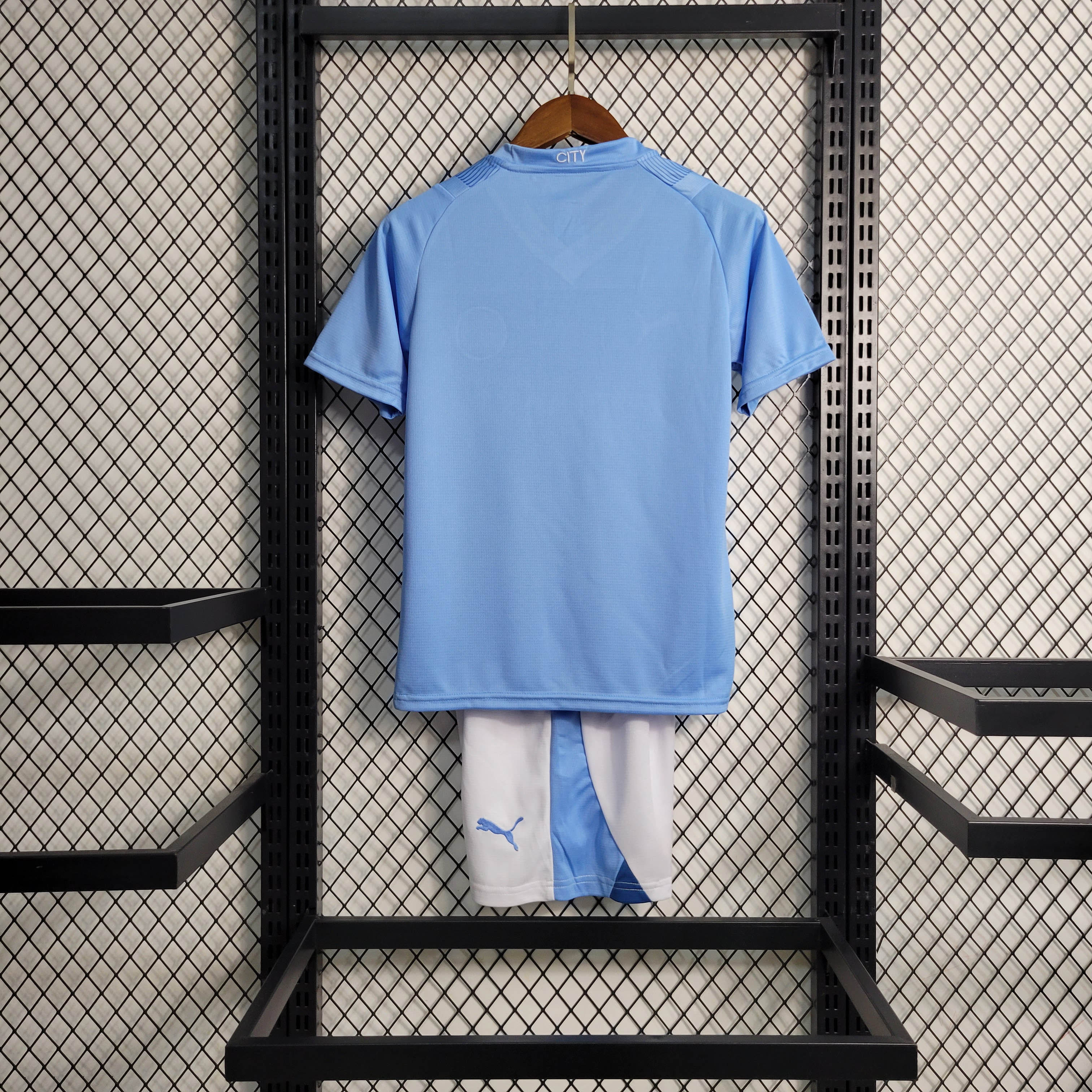 2023/2024 MCFC Home Football Shirt 1:1 Thai Quality Kids Size