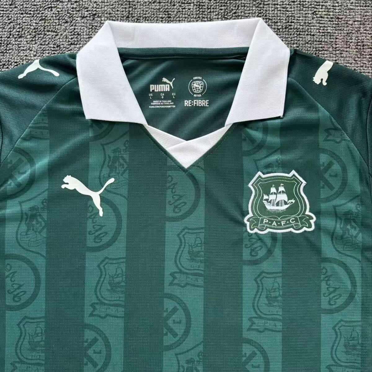 25/26 Plymouth Argyle Home Shirt 1:1 Thai quality