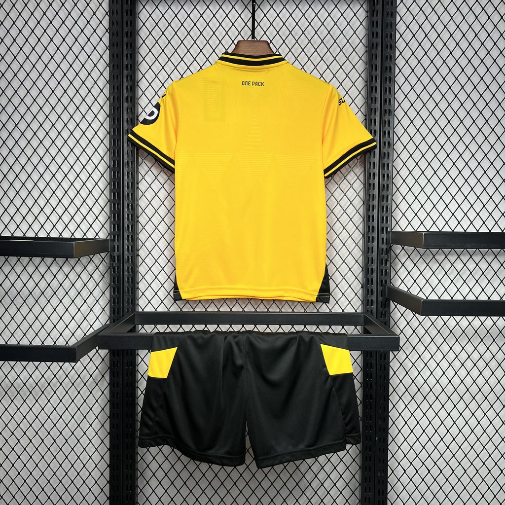 2024/2025 Wolverhampton Home Football Shirt Kids Size 1:1 Thai Quality