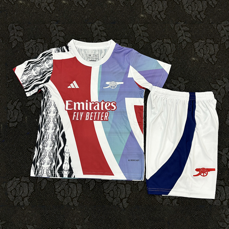 Kids Edition 2025 AFC Pre-match Football Shirt 1:1 Thai quality