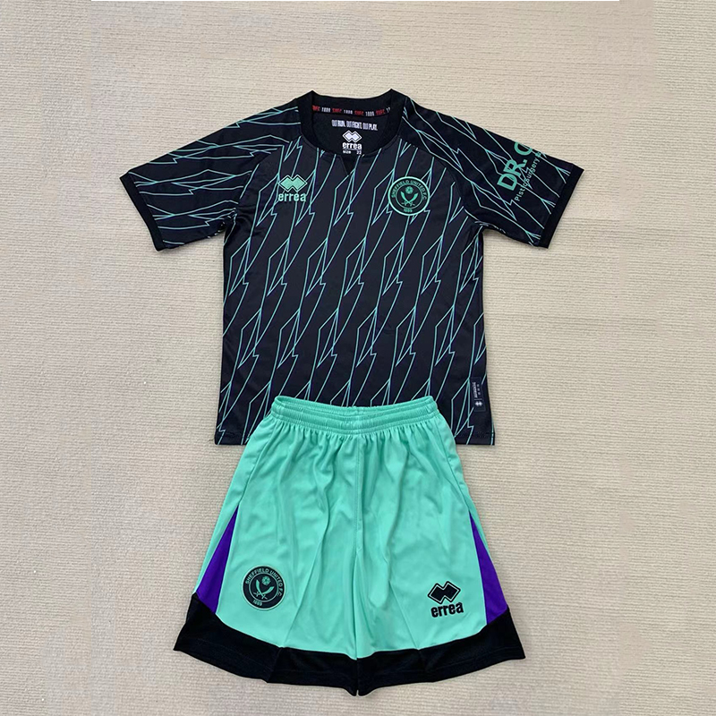 Sheffield United Away Jersey 24/25 Football Jersey + Shorts 1:1 Thai quality