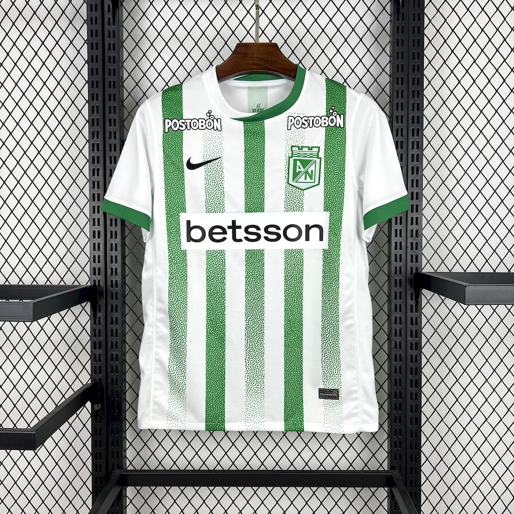 (S-4XL)2025 Atlético Nacional Home Jersey Football Kit 1:1 Thai Quality