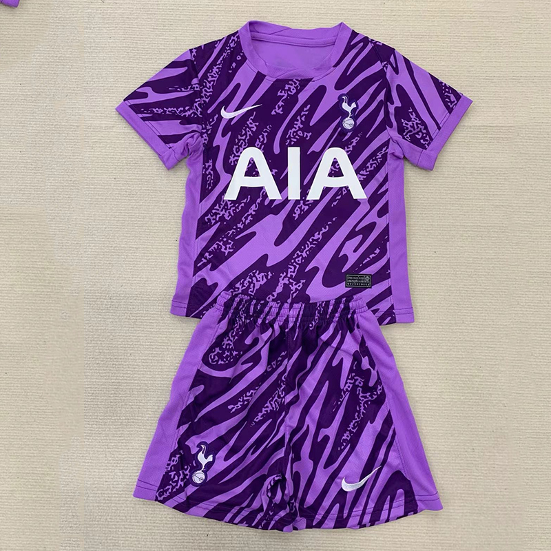 24/25 Tottenham Hotspur purple goalkeeper jersey + shorts 1:1 Thailand quality
