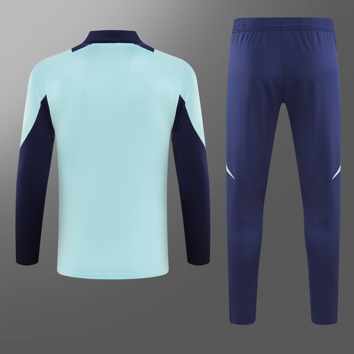 24/25 Arsenal Blue Half Zip Training Top 1:1 Thai quality