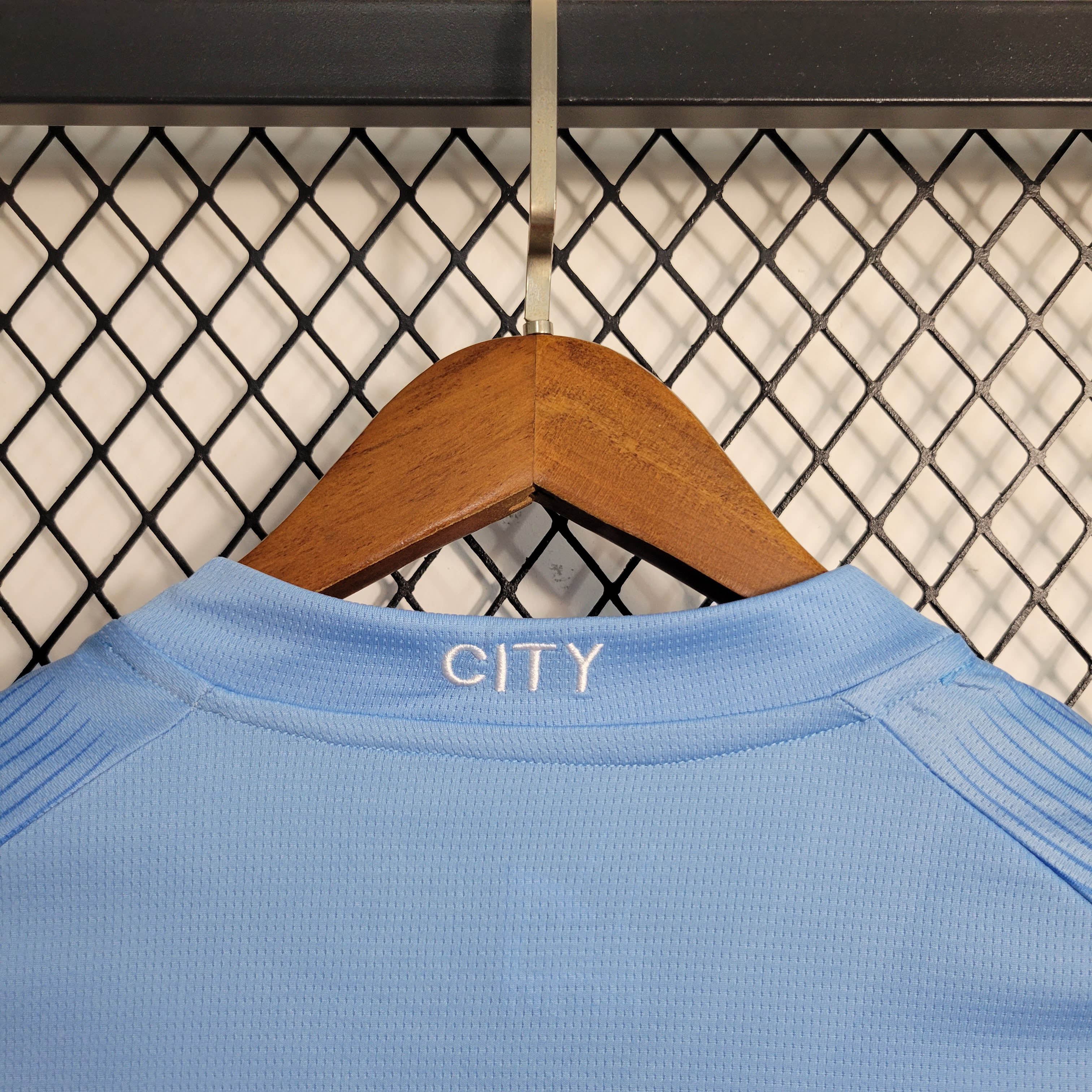 2023/2024 Long Sleeve MCFC Home Football Shirt 1:1 Thai Quality