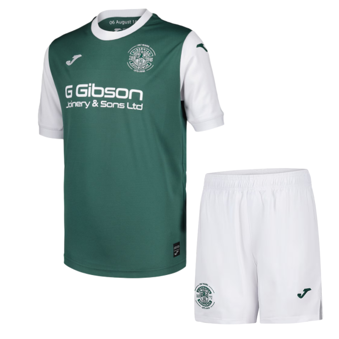 Kids Hibernian FC 150th Anniversary 2025-26 Home Kit 1:1 Thai quality