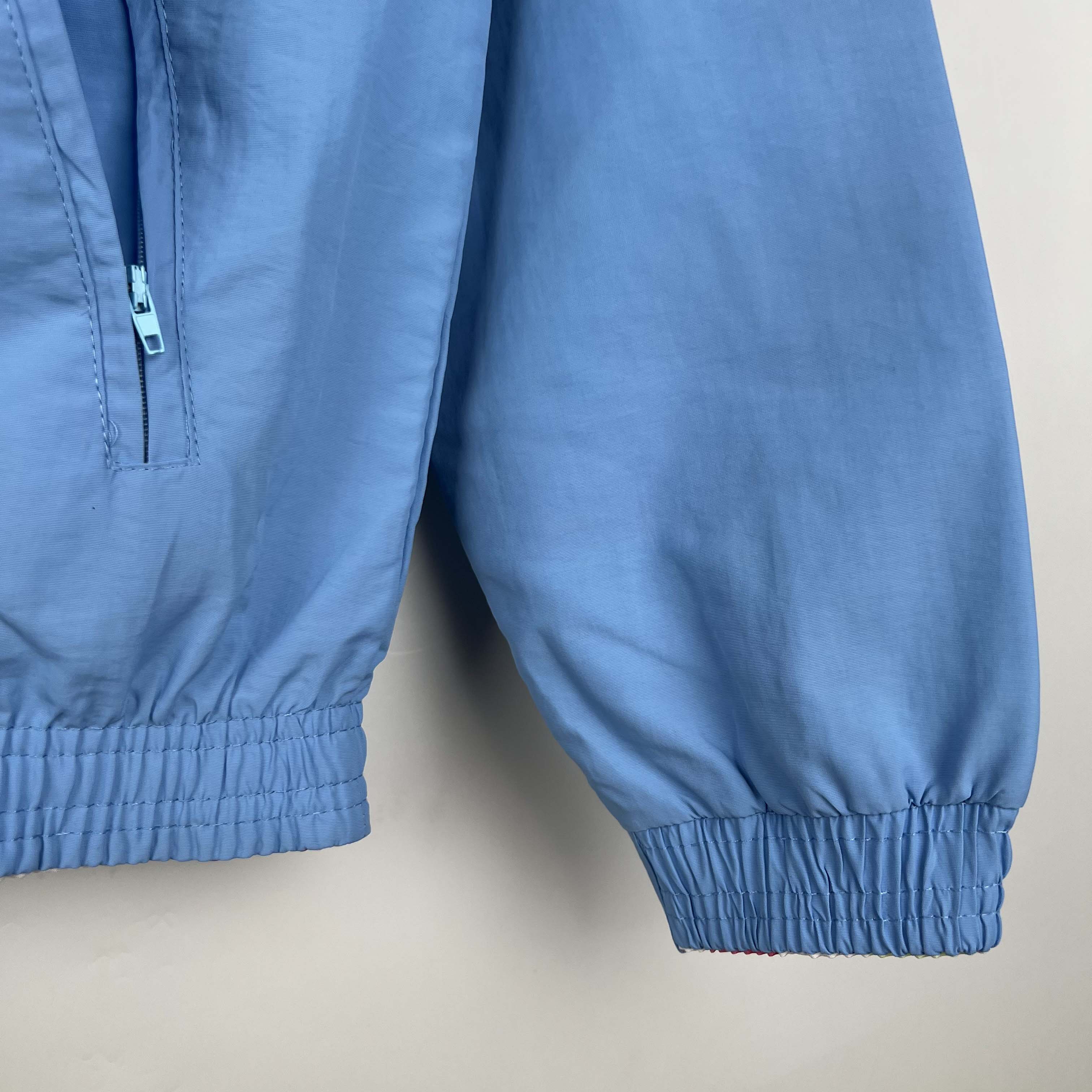 2023/2024 MCFC Reversible Windbreaker Blue Soccer Jersey 1:1 Thai Quality