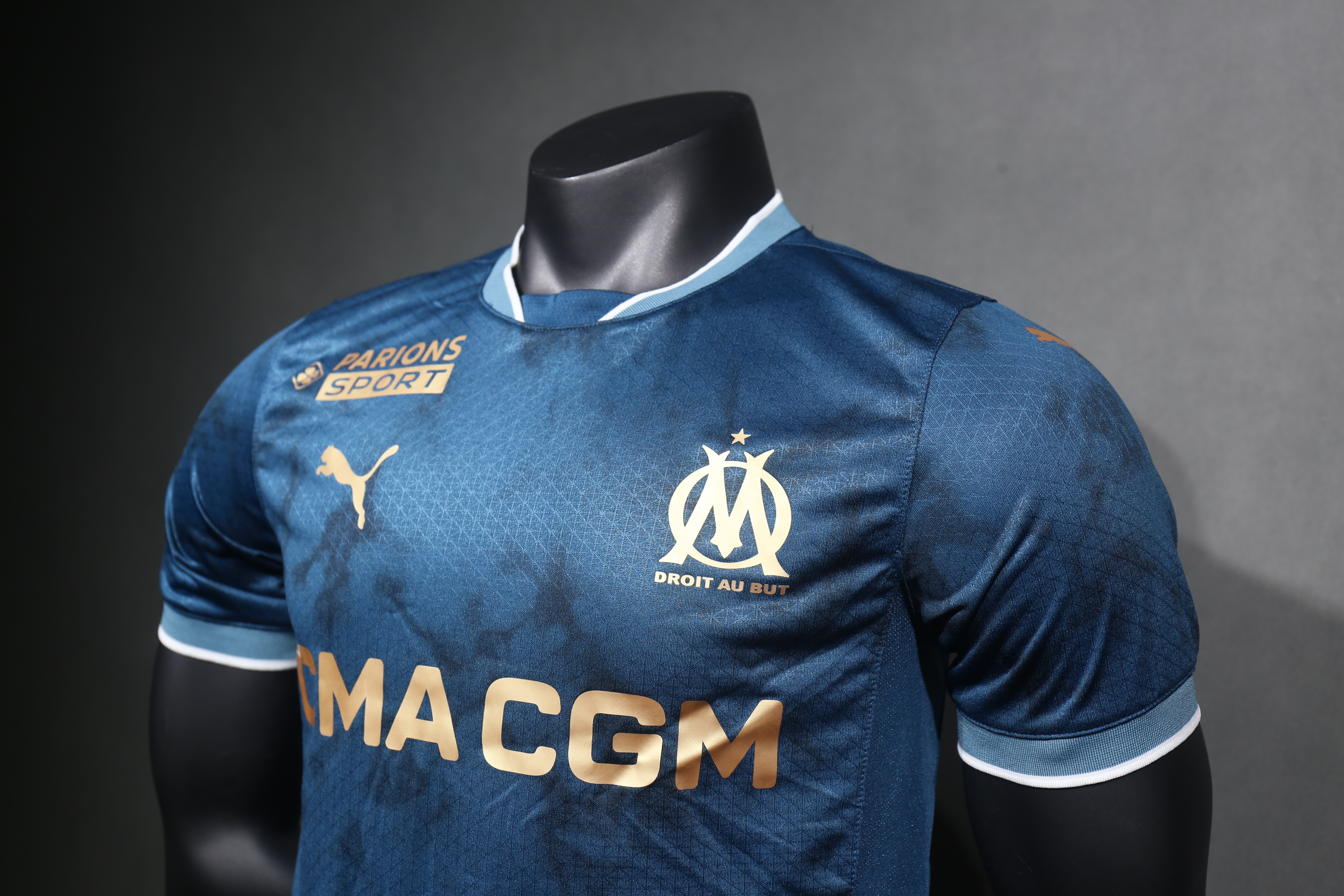 (S-3XL)2024/2025 Player Version Olympique de Marseille Away Football Shirt 1:1 Thai Quality