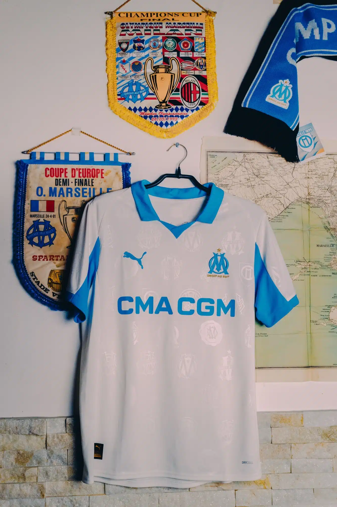 25/26 Olympique de Marseille home Soccer jerseys 1:1 Thai quality