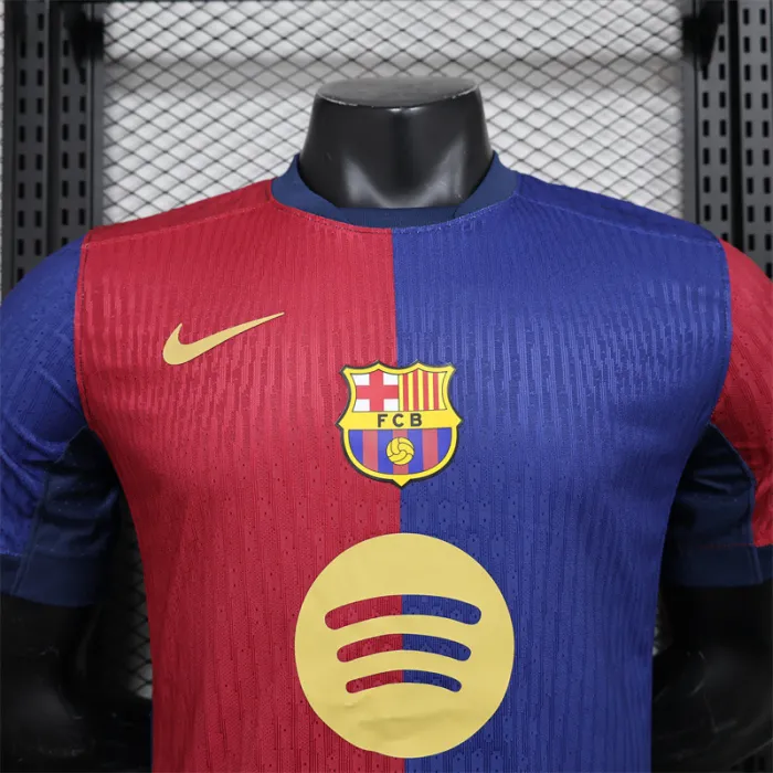 (S-3XL)Player Version Barcelona Home Kit 24/25 Football Jersey 1:1 Thai Quality