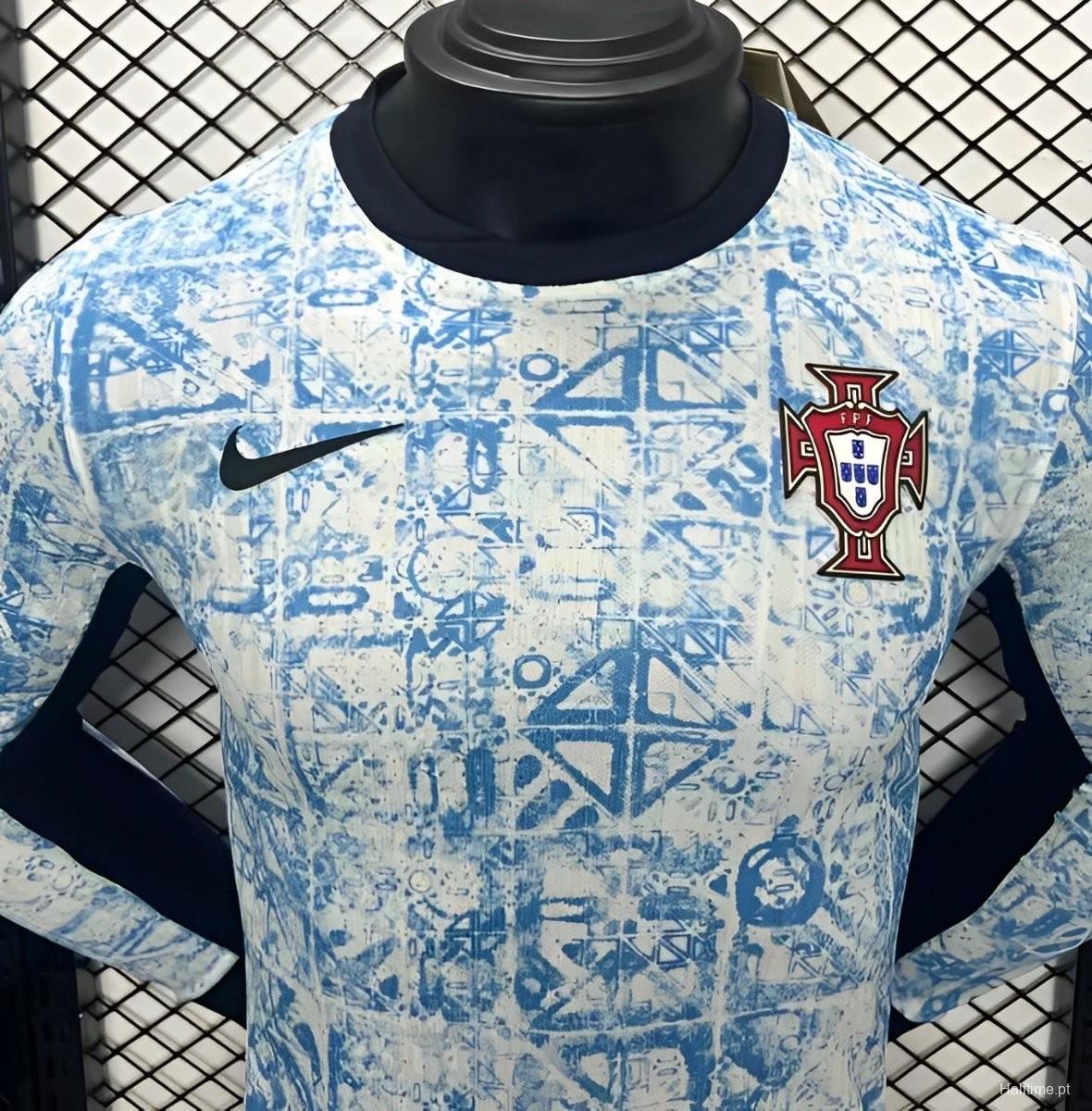 Player Version 2024 Portugal Away Long Sleeve Jersey 1:1 Thai Quality