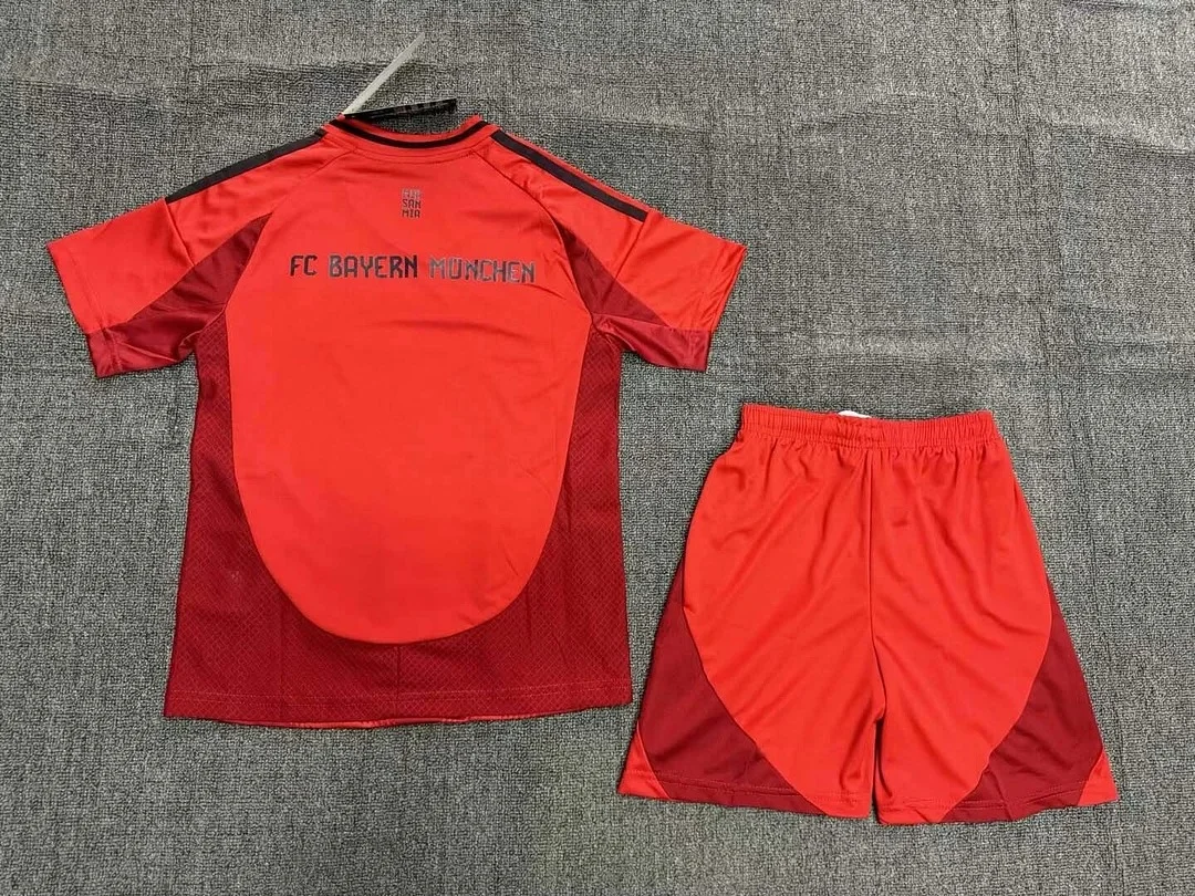 Kids Bayern Munich Home Kit Jersey+Shorts 2024/25