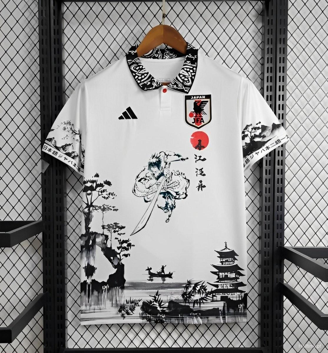 24/25 Japan Uchiha Sasuke White Special Jersey 1:1 Thai Quality