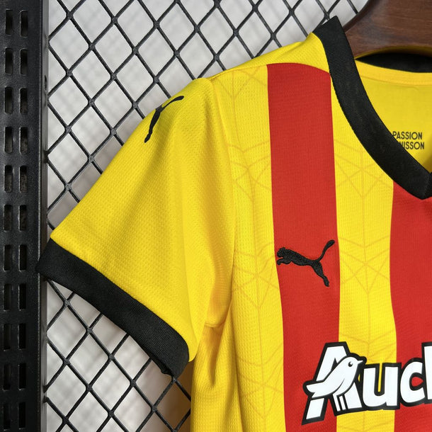 24/25 RC Lens Home Football Jersey Kids Size 1:1 Thai Quality