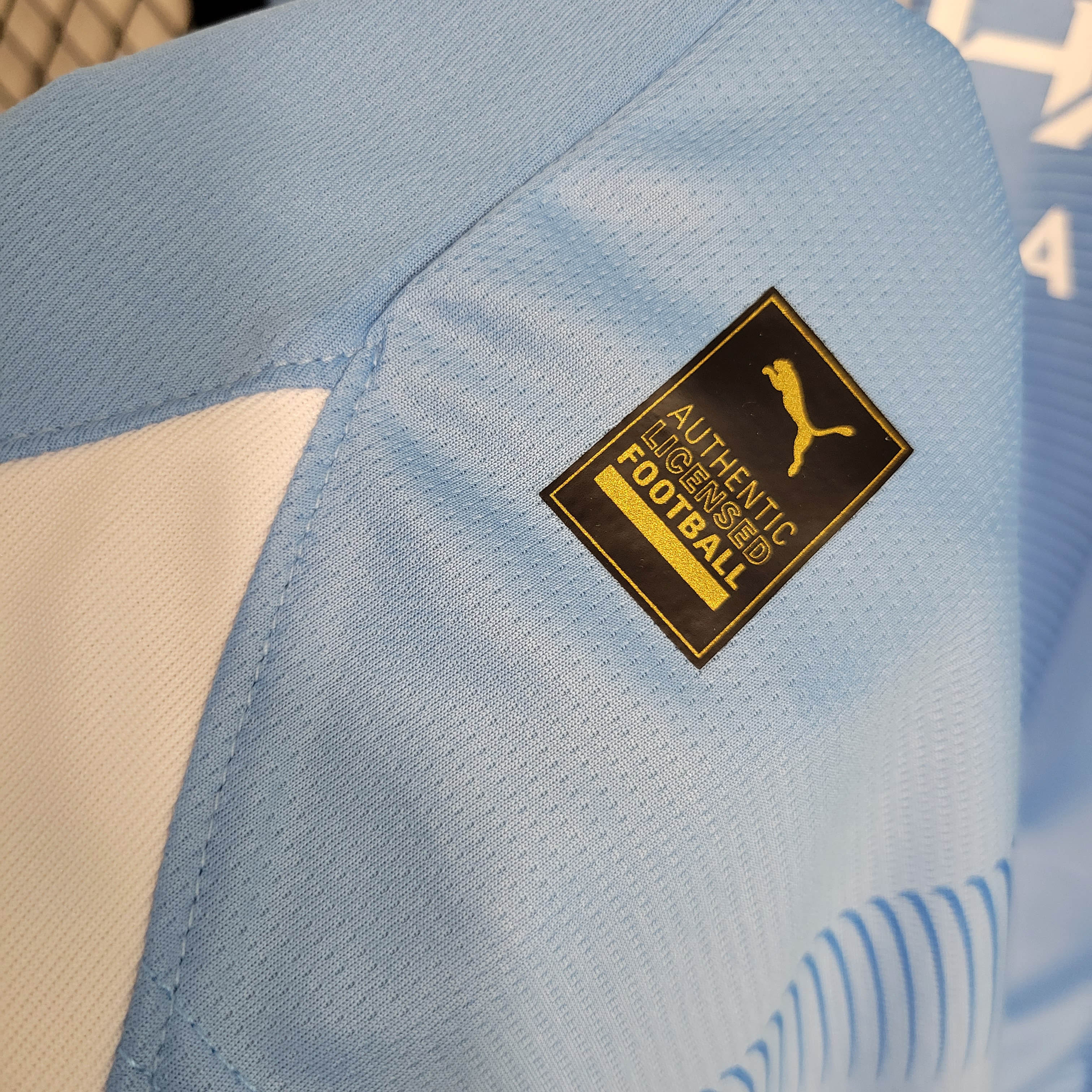 2023/2024 Long Sleeve MCFC Home Football Shirt 1:1 Thai Quality