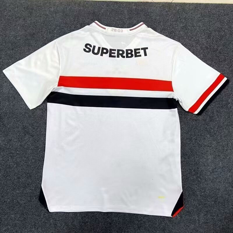 25/26 São Paulo Home Jersey 1:1 Thai Quality