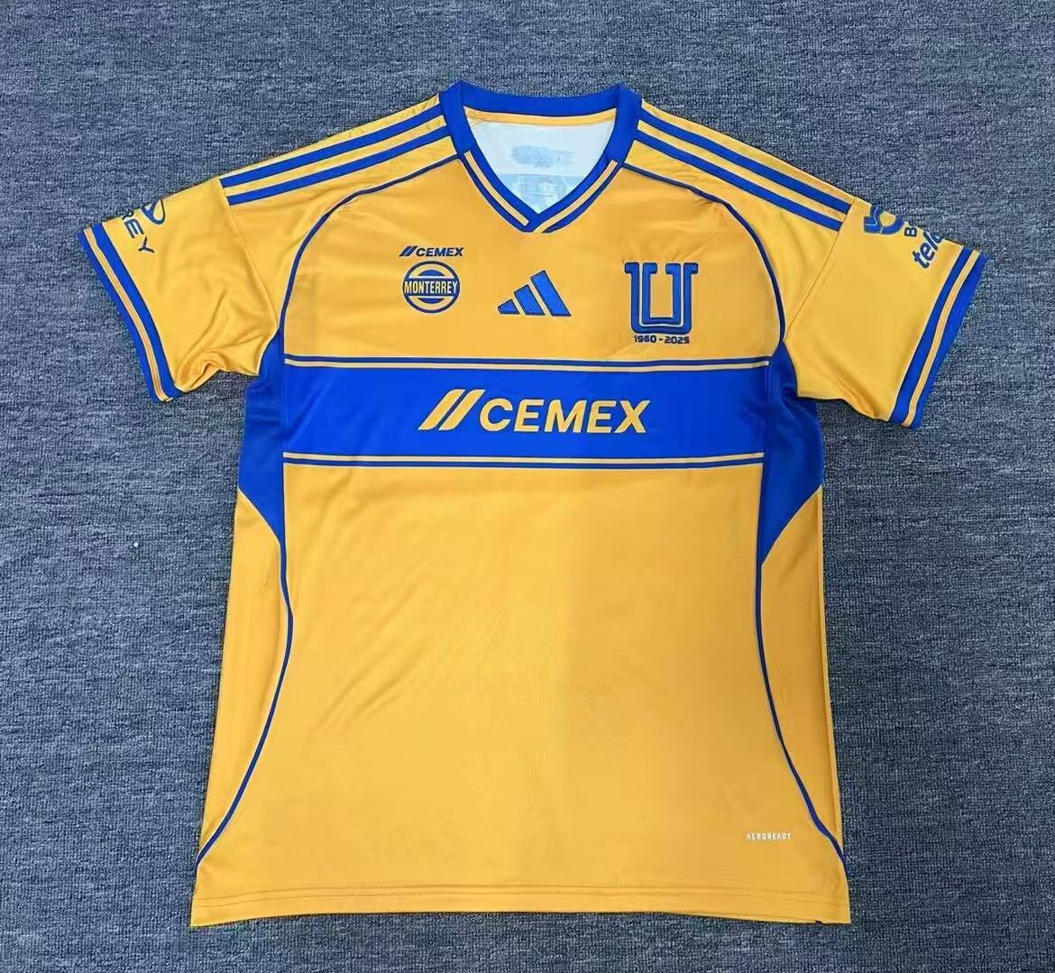 25/26 Tigres Home Football Jersey 1:1 Thai Quality