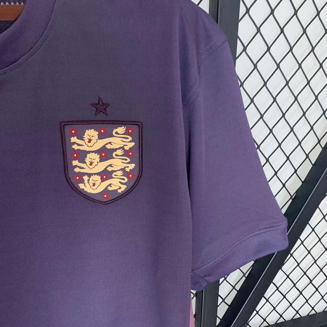 Women England Away Kit 24/25 Euro Cup 2024 Football Jersey 1:1 Thai Quality