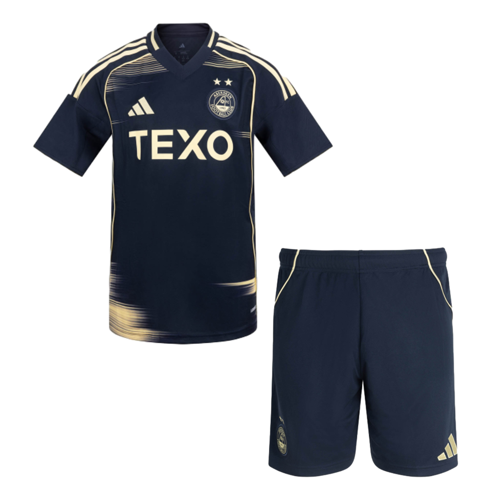 Kids 25/26 Aberdeen Away Kit 1:1 Thai quality