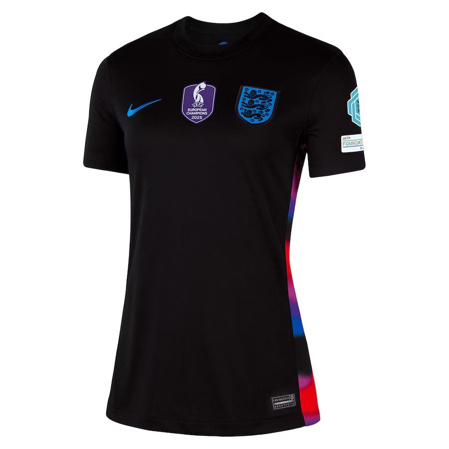 England Lionesses Away Stadium Shirt 2025 - Womens with Champions 25 printing