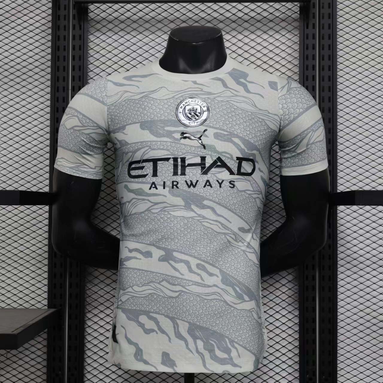 2023/2024 Player Version MCFC Special Edition Grey Football Shirt 1:1 Thai Quality