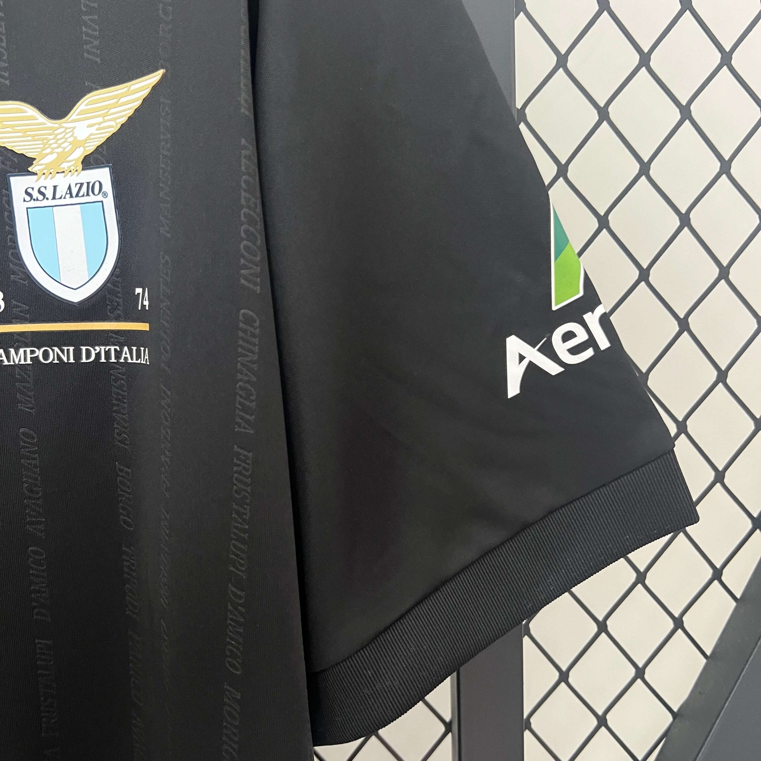 Lazio 24/25 50th Anniversary Black Kit 1:1 Thai Quality