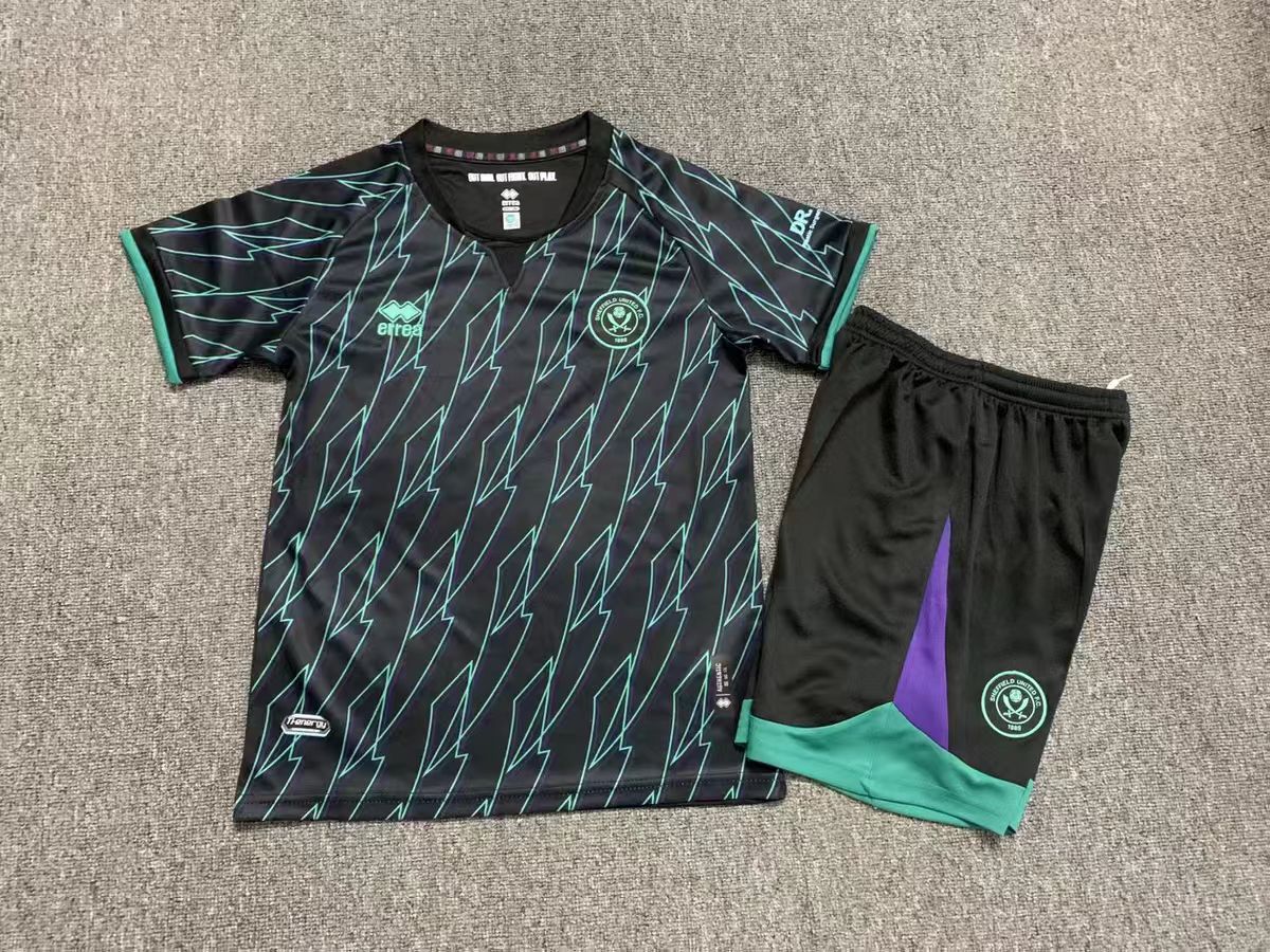 Kids 24/25 Sheffield United Away Jersey 1:1 Thai quality