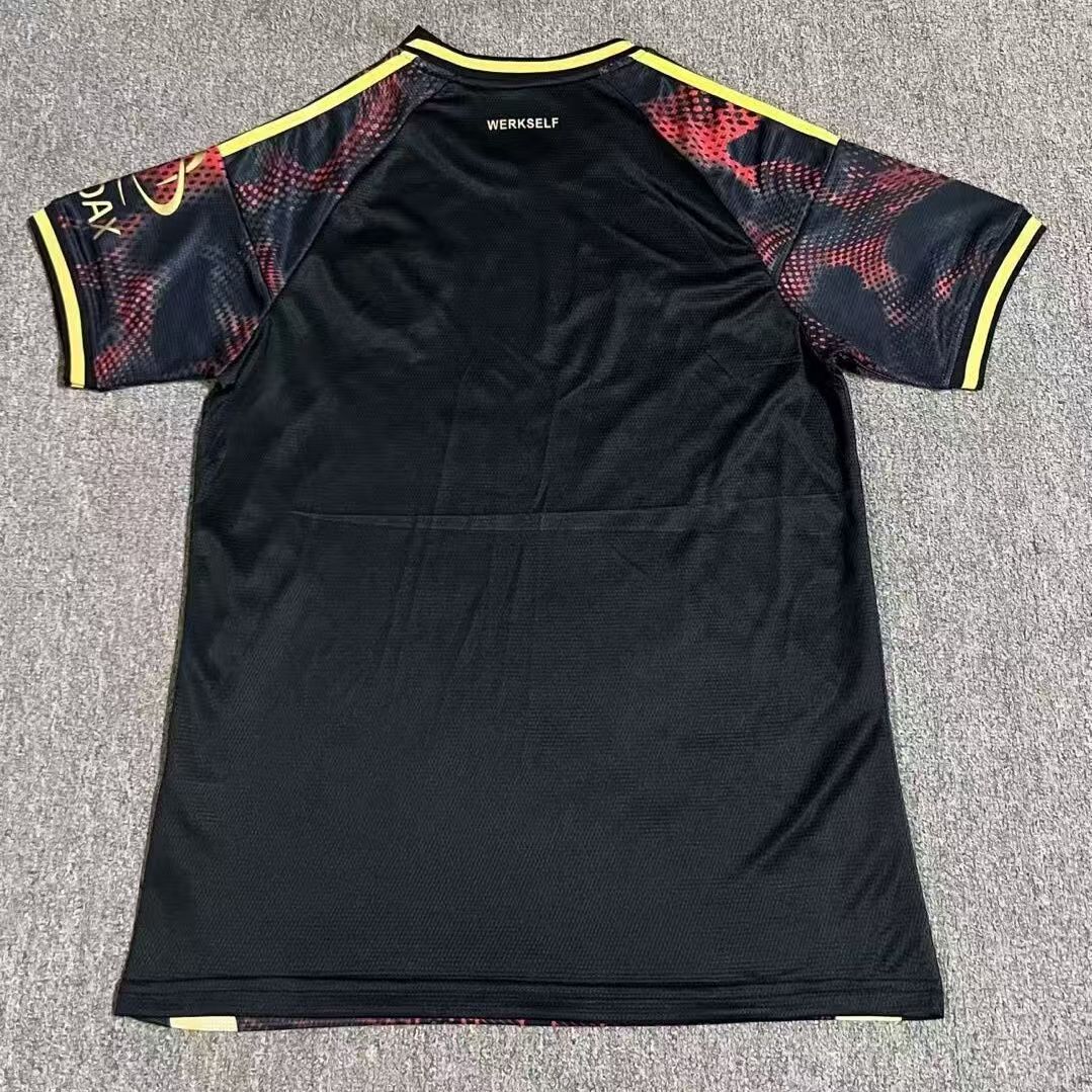 25/26 season Leverkusen jersey pre-match short-sleeved team uniform 1:1 Thai Quality