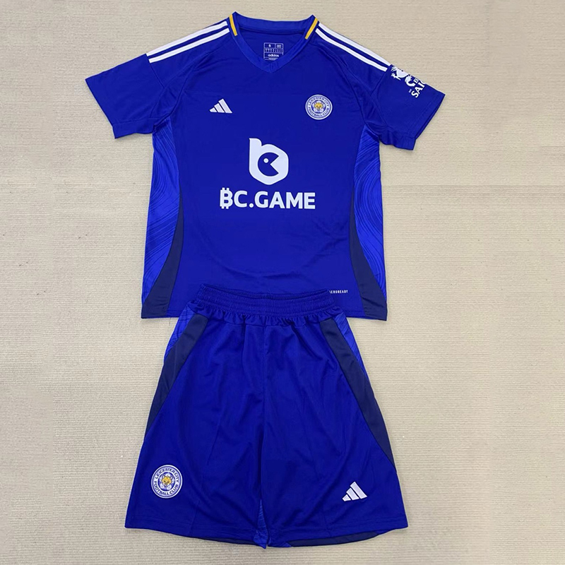 Leicester City Home Jersey 24/25 Football Jersey + Shorts 1:1 Thai quality