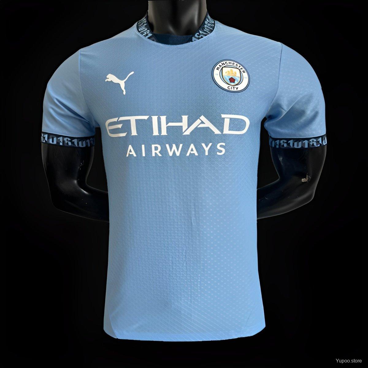 Player MCFC Home Kit 24/25 Football Jersey 1:1 Thai quality