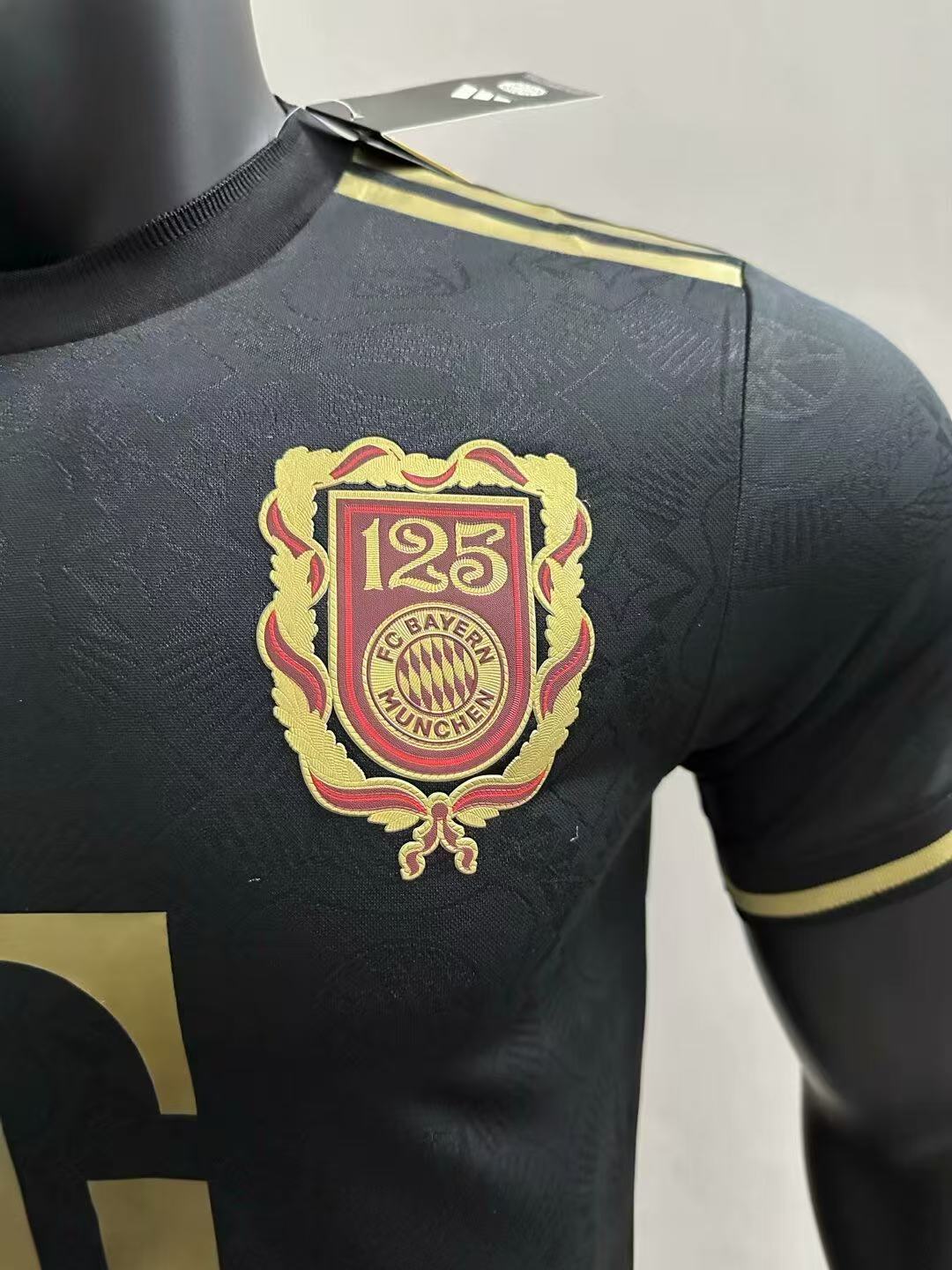 Player version 2025 Bayern Munich 125th Anniversary Black Jersey 1:1 Thai Quality